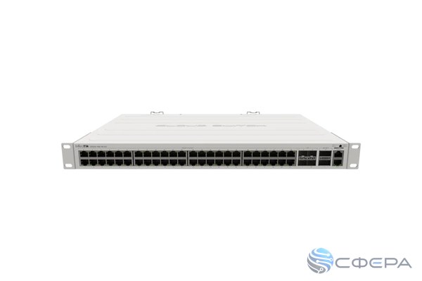 Коммутатор MikroTik CRS354-48G-4S+2Q+, 48×1G, 2×QSFP+