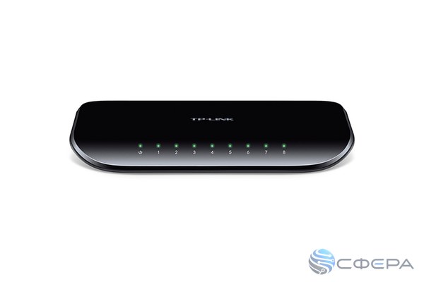 Коммутатор неуправляемый TP-Link TL-SG1008D, 8×1G, настольный