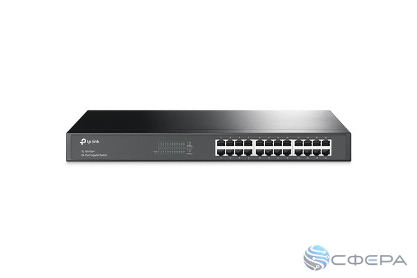 Коммутатор неуправляемый TP-Link TL-SG1024, 24×1G, 19″
