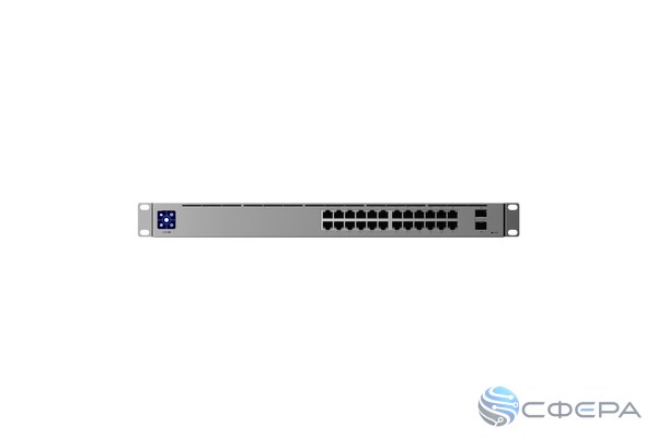 Коммутатор UniFi Switch 24 PoE, 24×1G PoE+, 2×SFP